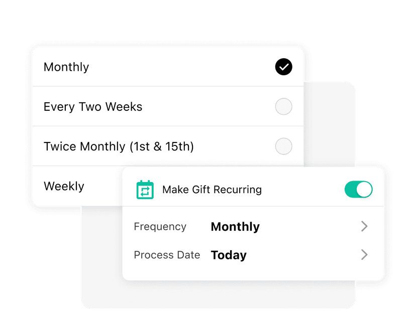 Make Your Giving Recurring